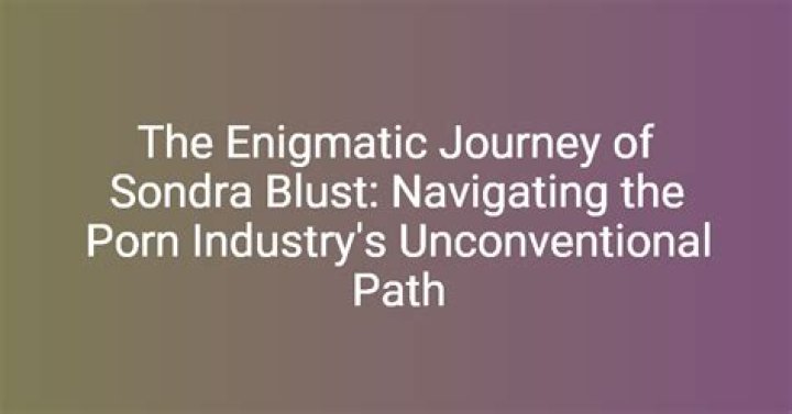 Exploring the Allure of Sondra Blust OnlyFans Videos