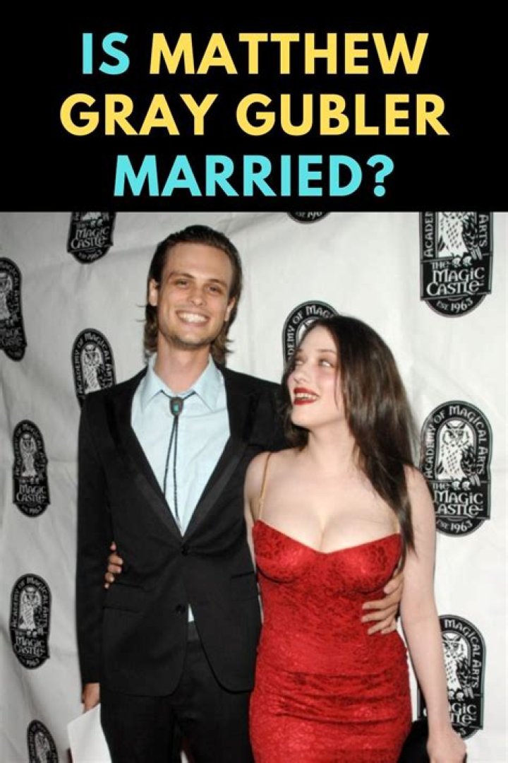 Unraveling the Mystery of Matthew Grey Gubler's Wife